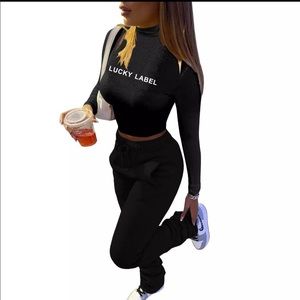 Lucky label jogging suit